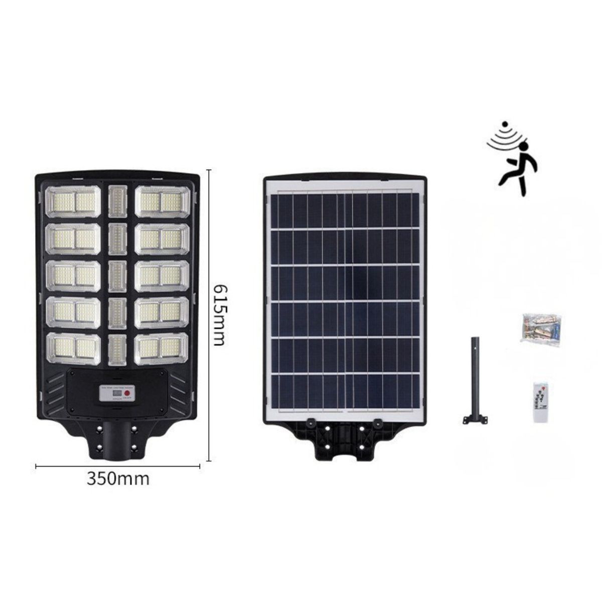 GENERICO - Foco Solar De Calle 1000w De Alta Potencia De 1000w
