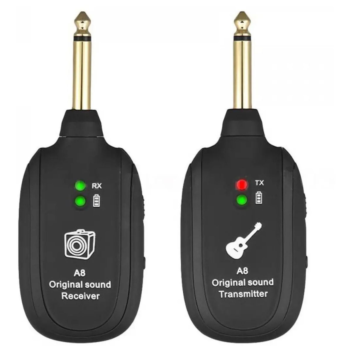 OEM - Sistema Inalámbrico Para Guitarra A8 Alta Fidelidad 730 Mhz