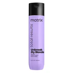 MATRIX - Shampoo Sin Sulfatos Fortalecedor Cabello Rubio Decolorado Unbreak My Blonde 300Ml