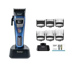 KEMEI - Máquina De Corte KM-1911 Profesional 7200 RPM Azul