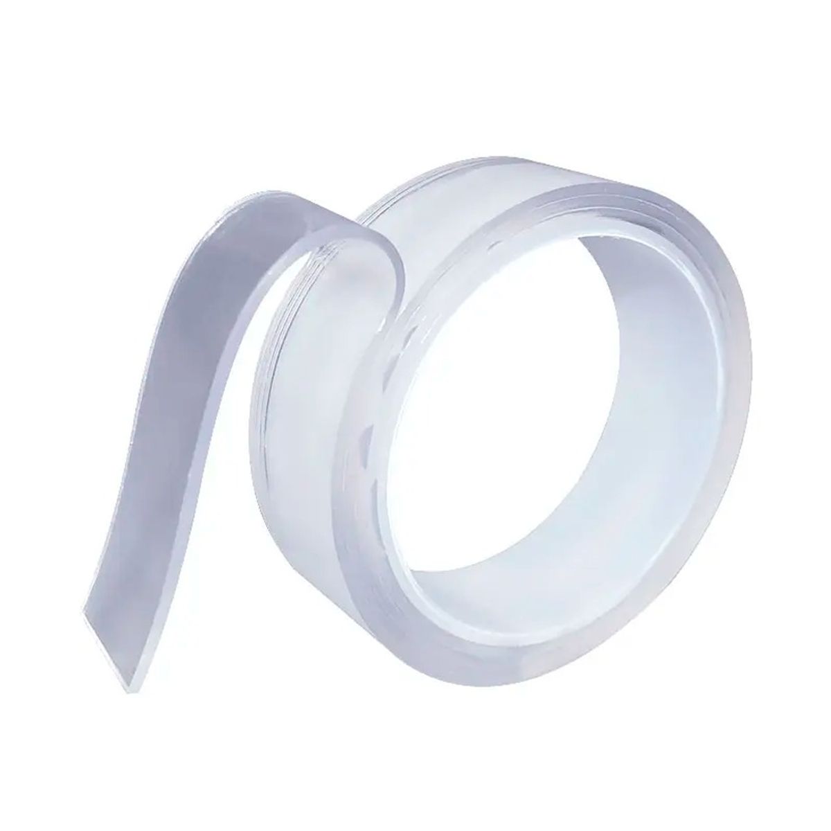 GENERICO - Cinta Adhesiva Transparente De Doble Cara Reutilizable 3M