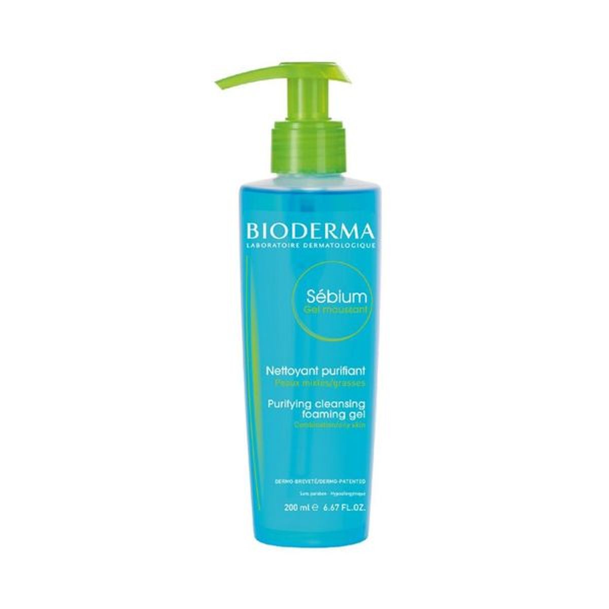 BIODERMA - Sebium Gel Moussant Gel Limpiador Suave Para Pieles Grasas Mixtas - Bioderma