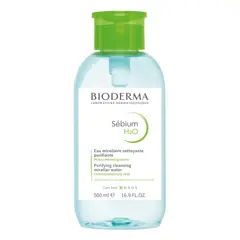 BIODERMA - Agua Micelar Desmaquillante Sébium H2o - Pump Bottle