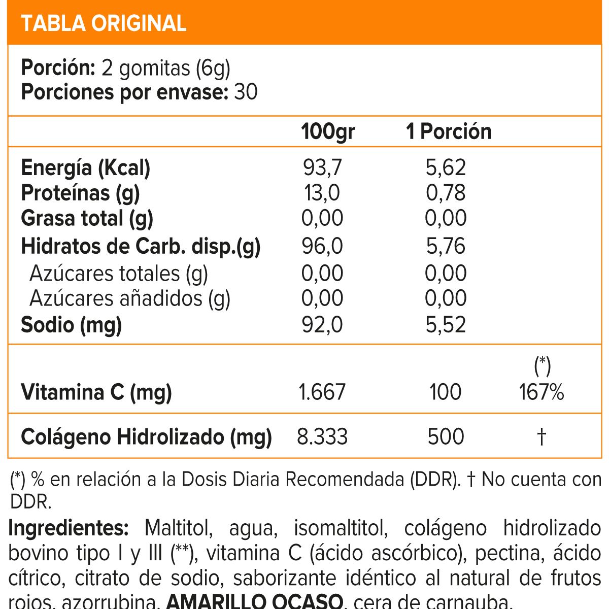 SUNVIT - GOMITAS COLÁGENO Y VITAMINA C MIX BERRIES 60 GOMITAS