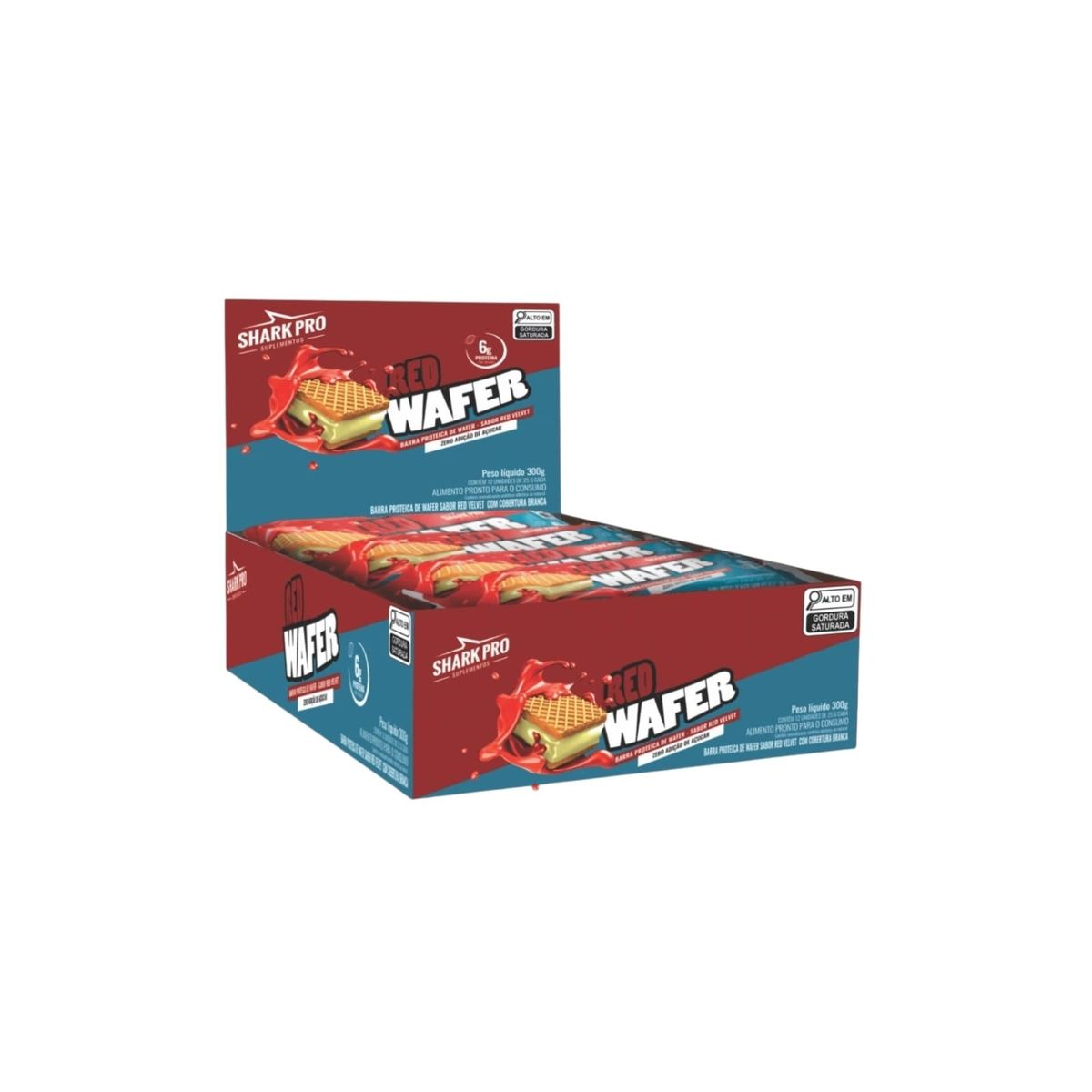 GENERICO - PACK 12 WAFER PROTEICO 25G - SHARK PRO