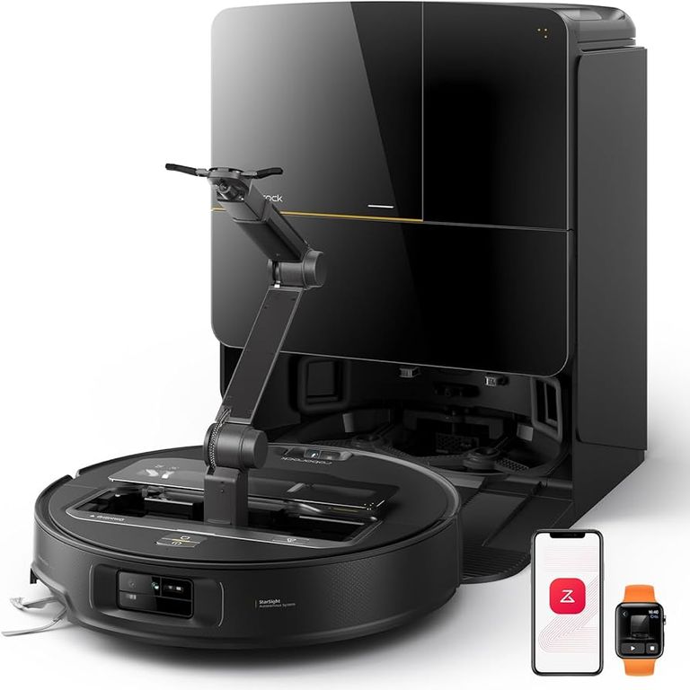 JONR Roborock Saros Z70 Robot Aspirador y Fregona, Brazo OmniGrip, Alimentado por IA, Succión de 22,000Pa