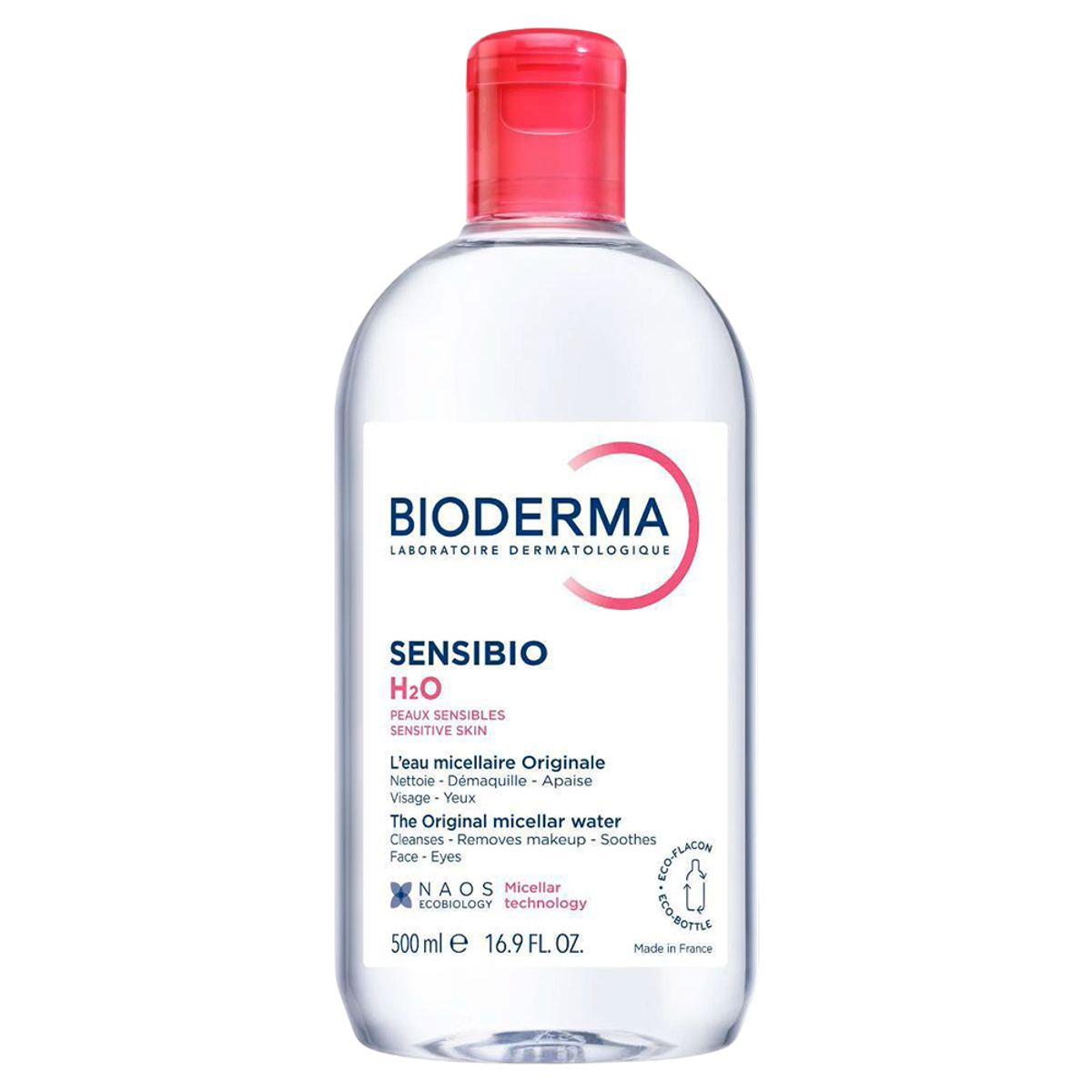 BIODERMA - Sensibio H2O agua micelar para Piel sensible - 500ml Bioderma
