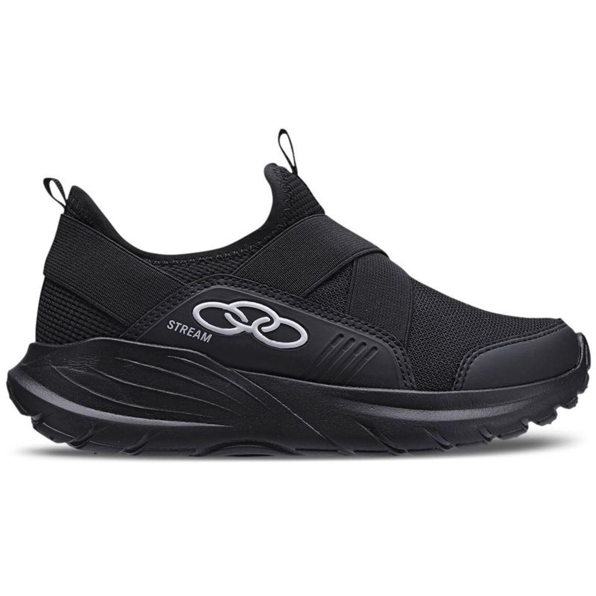 OLYMPIKUS - Zapatilla Infantil Stream Infantil Negra