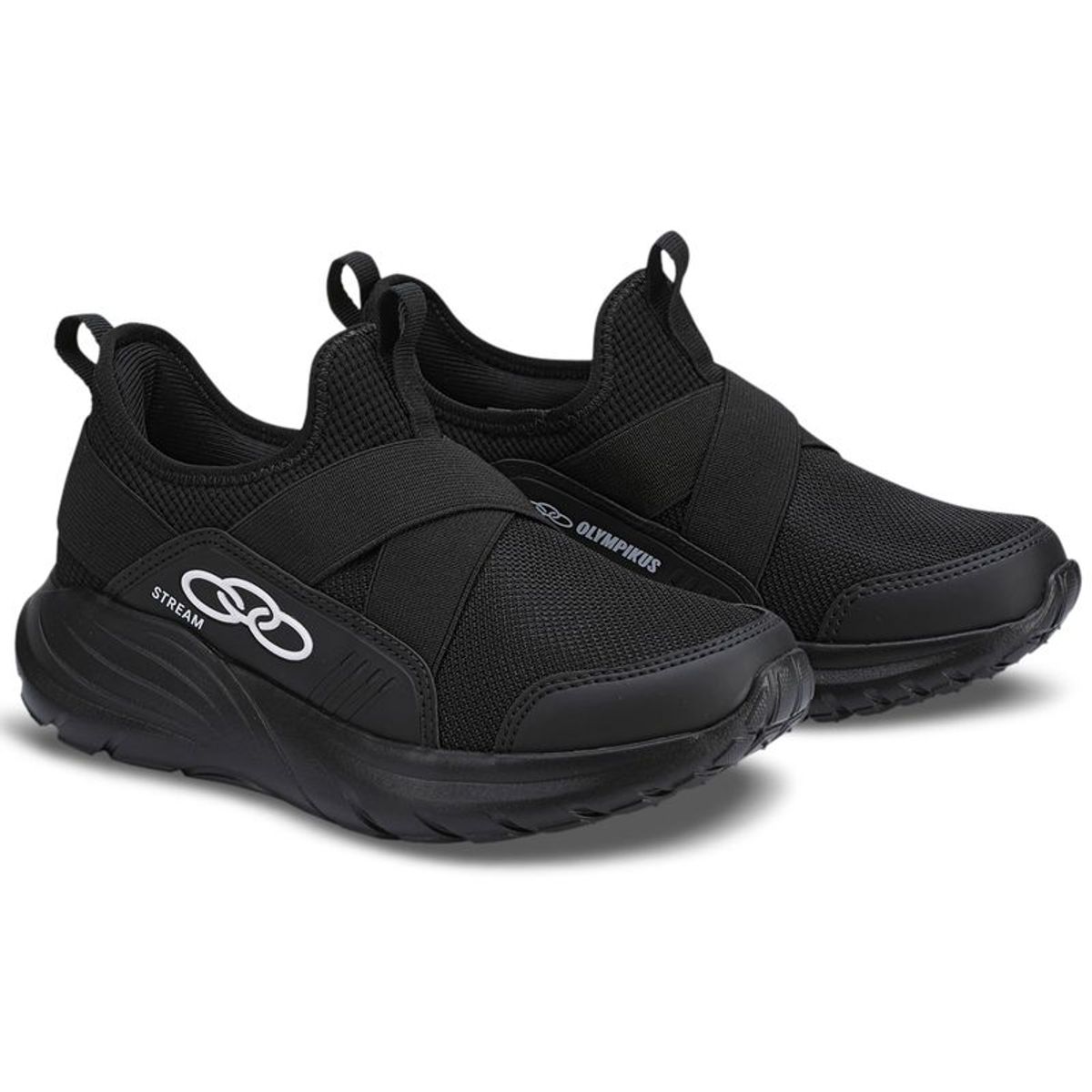 OLYMPIKUS - Zapatilla Infantil Stream Infantil Negra