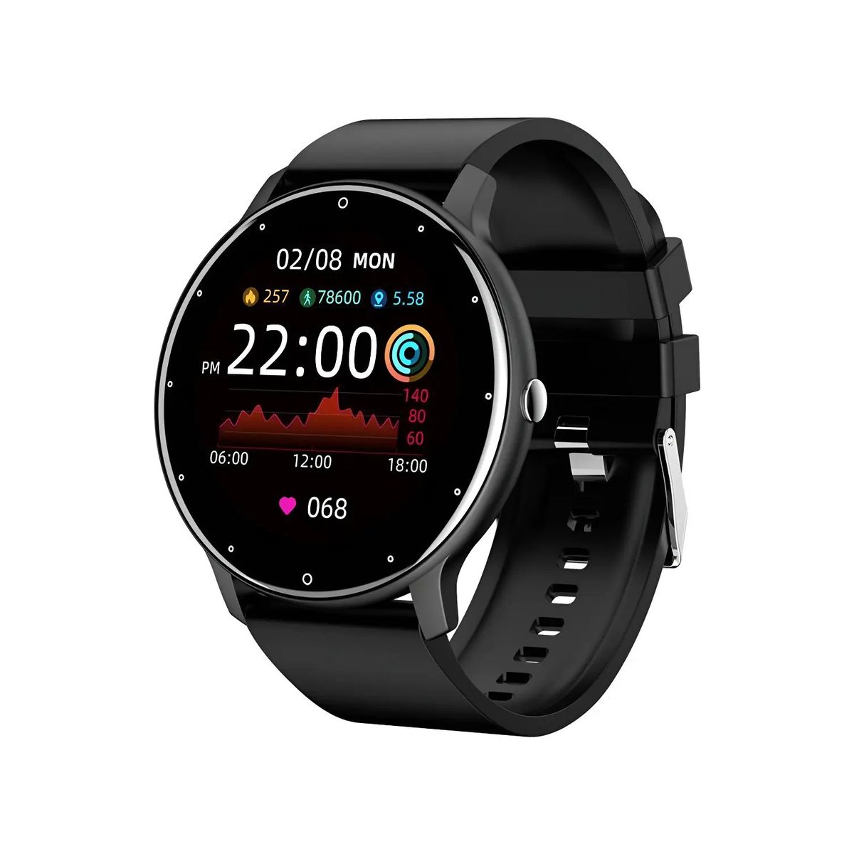 GENERICO - Smartwatch Bluetooth Zl02d Correa Deportiva Silicona Ip67 Labg