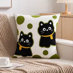 CHINA - Pack De 2 Cojines + 2 Fundas Bordadas Con Cierre Oculto Medida 45x45cm