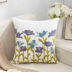 CHINA - Pack De 2 Cojines + 2 Fundas Bordadas Con Cierre Oculto Medida 45x45cm