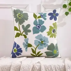 CHINA - Pack De 2 Cojines + 2 Fundas Bordadas Con Cierre Oculto Medida 45x45cm