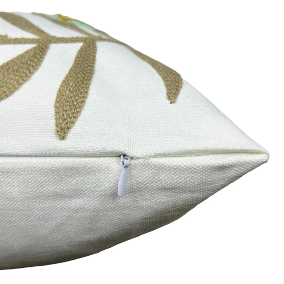 CHINA - Pack De 2 Cojines + 2 Fundas Bordadas Con Cierre Oculto Medida 45x45cm