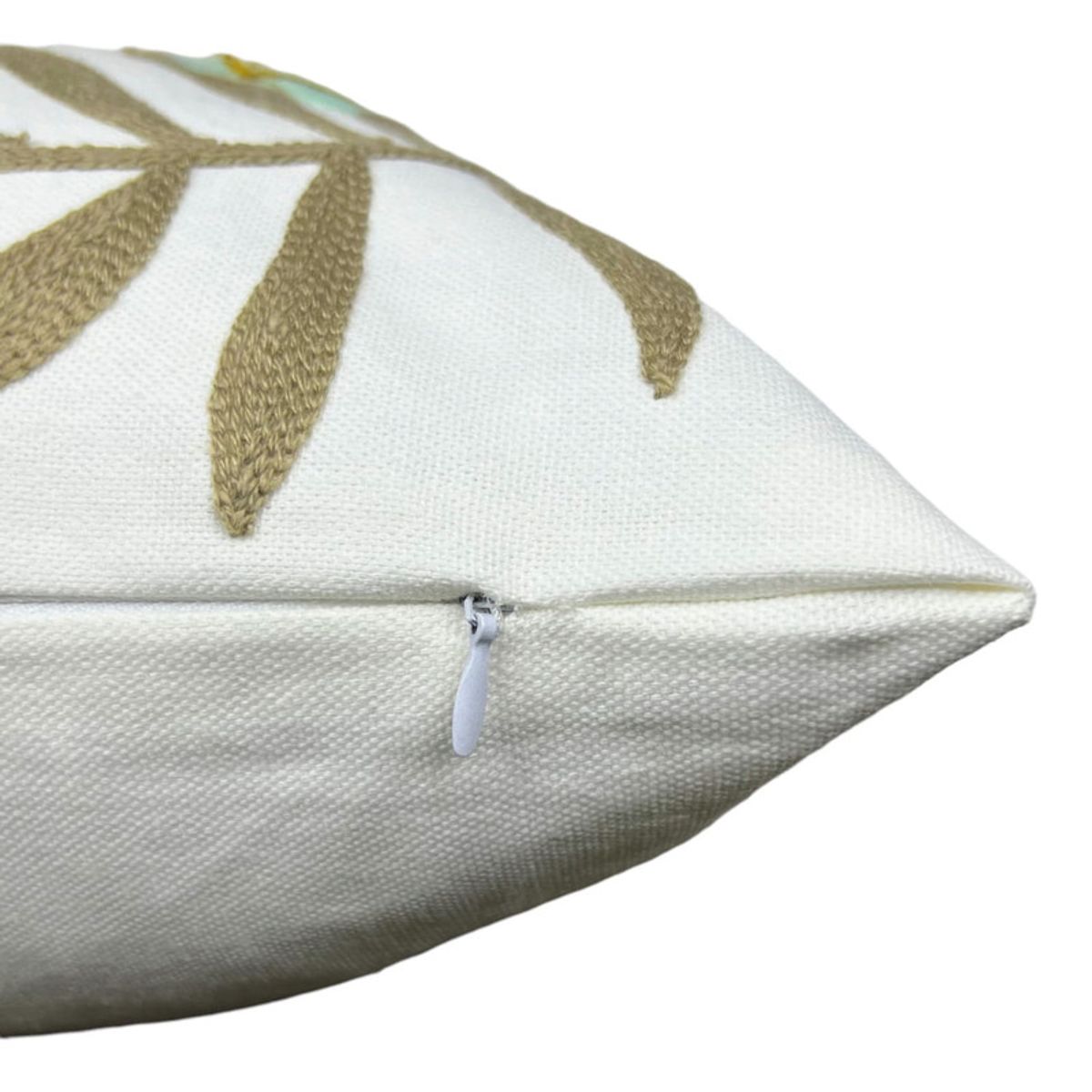 CHINA - Pack De 2 Cojines + 2 Fundas Bordadas Con Cierre Oculto Medida 45x45cm