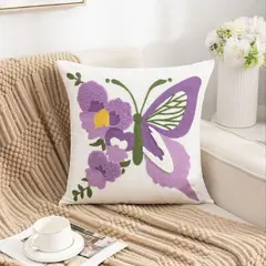 CHINA - Pack De 2 Cojines + 2 Fundas Bordadas Con Cierre Oculto Medida 45x45cm