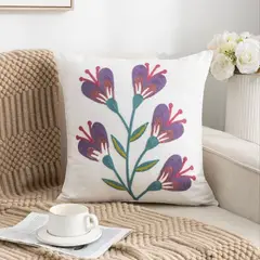 CHINA - Pack De 2 Cojines + 2 Fundas Bordadas Con Cierre Oculto Medida 45x45cm