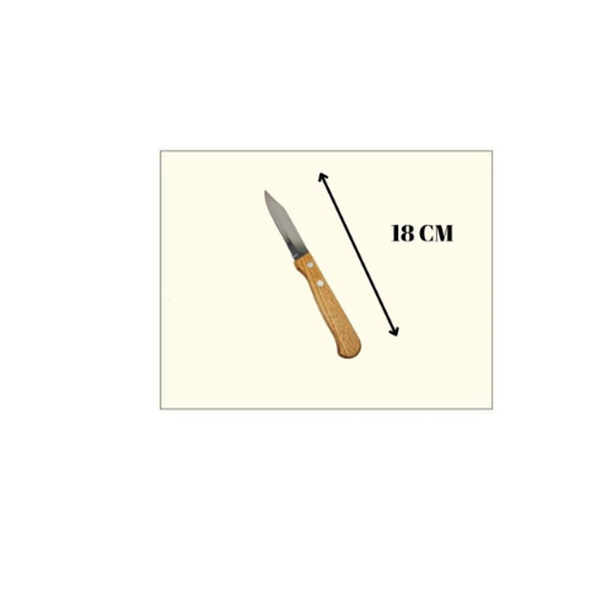 GENERICO - Cuchillo Para Frutas Cocina 18 Cm