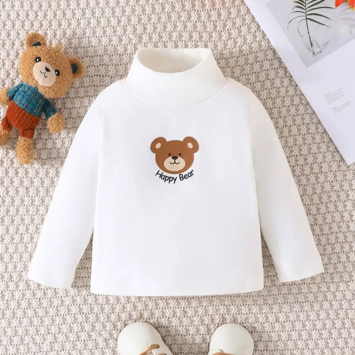 GENERICO - Pack 3 unds camisetas cuello para niños 2 a 3 años