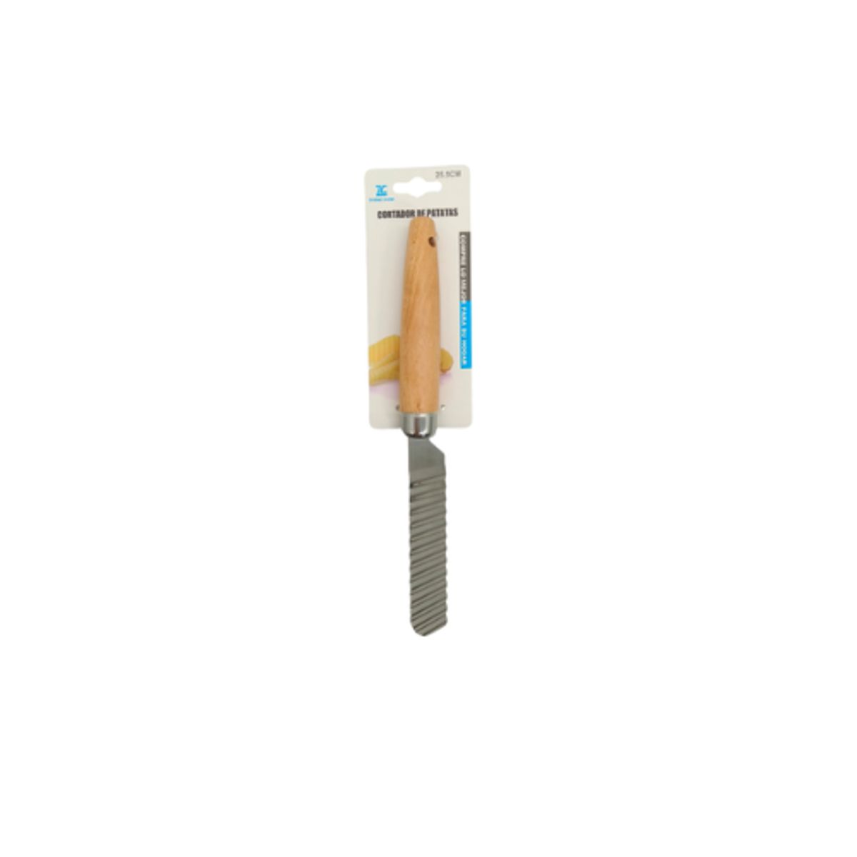 GENERICO - Cuchillo De Ondulado Papa 25 Cm