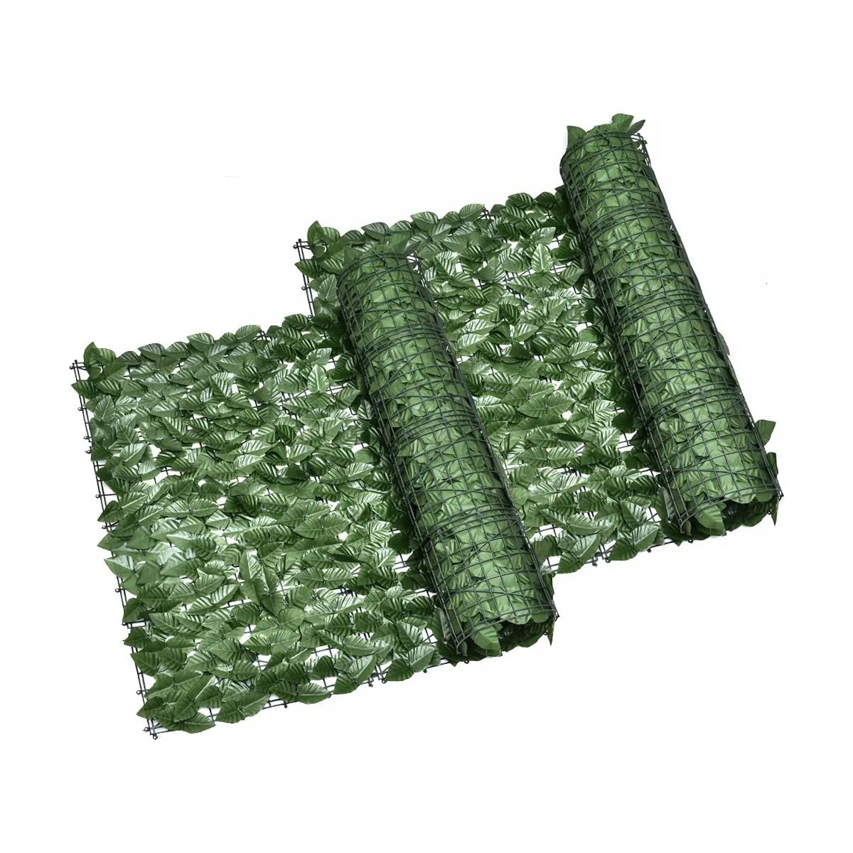 GENERICO - Set 2 Malla De Hojas De Pothos Artificiales Decorativa 3x1m Verde Oscuro BELUG