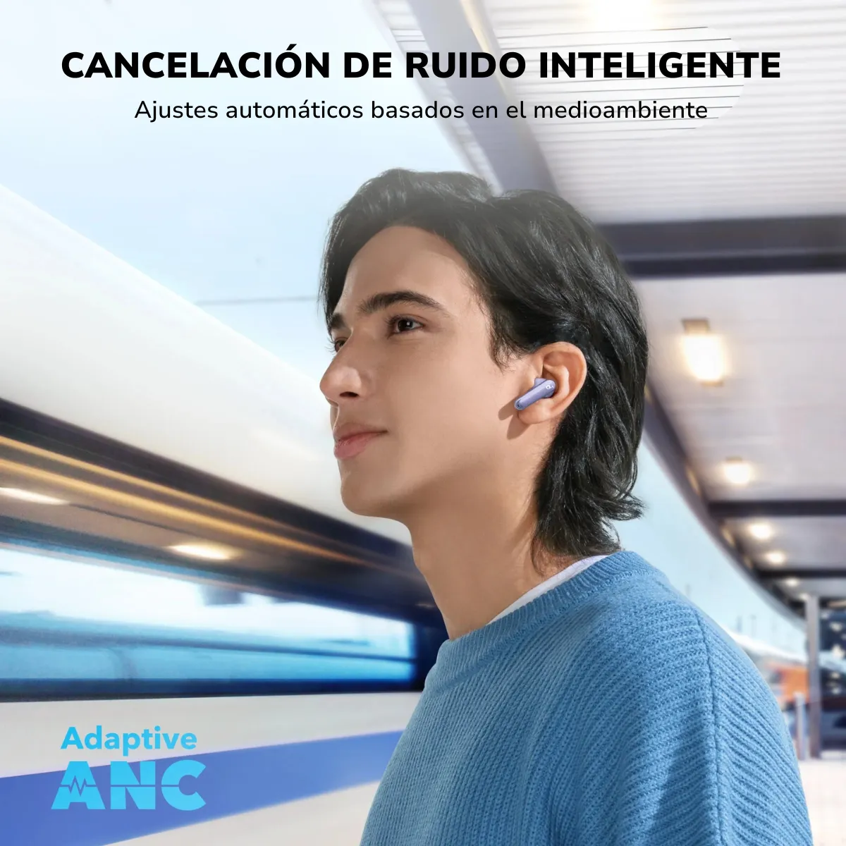 SOUNDCORE BY ANKER - Audífono TWS ANC Soundcore P40i azul