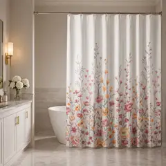 PALERMO - Cortina Ducha Baño Diseños Impermeable Con Imanes 180x180cm