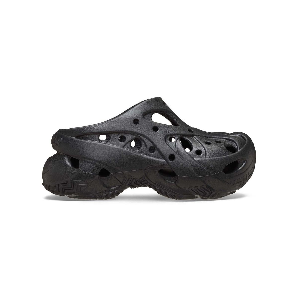 CROCS - Zueco Plataforma Crocs Mujer Caged Clog Negro CROCS