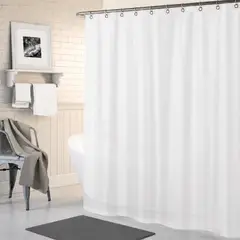 PALERMO - Forro Cortina Baño Ducha 180x180cm Impermeable Blanco