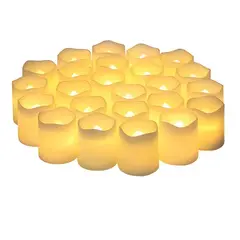 GENERICO - Pack 24 velas LED decorativas