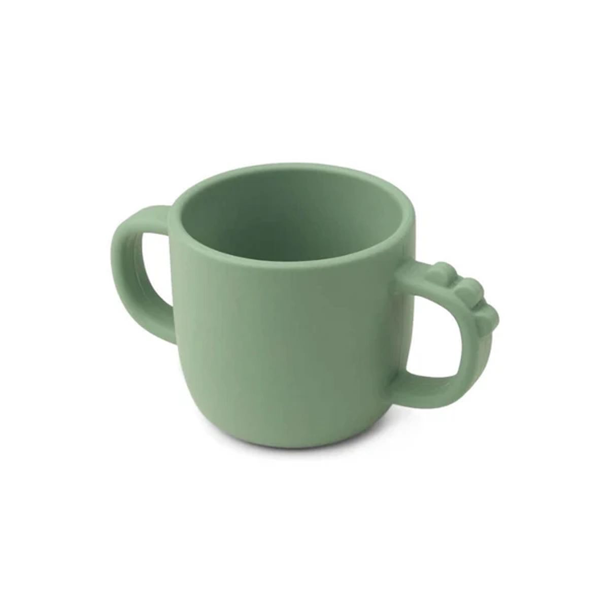 DONE BY DEAR - Taza con 2 Asas Peekaboo Croco - Verde - Done by deer