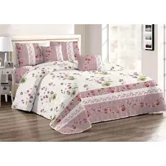 GENERICO - COBERTOR QUILT DE VERANO KING CON HERMOSO DISEÑO