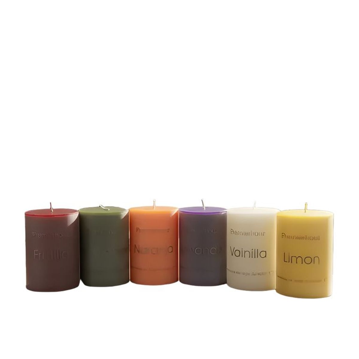 GENERICO - Pack 12 velas aromáticas surtidas
