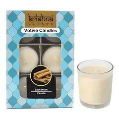 GENERICO - Pack 6 velas aromáticas canela