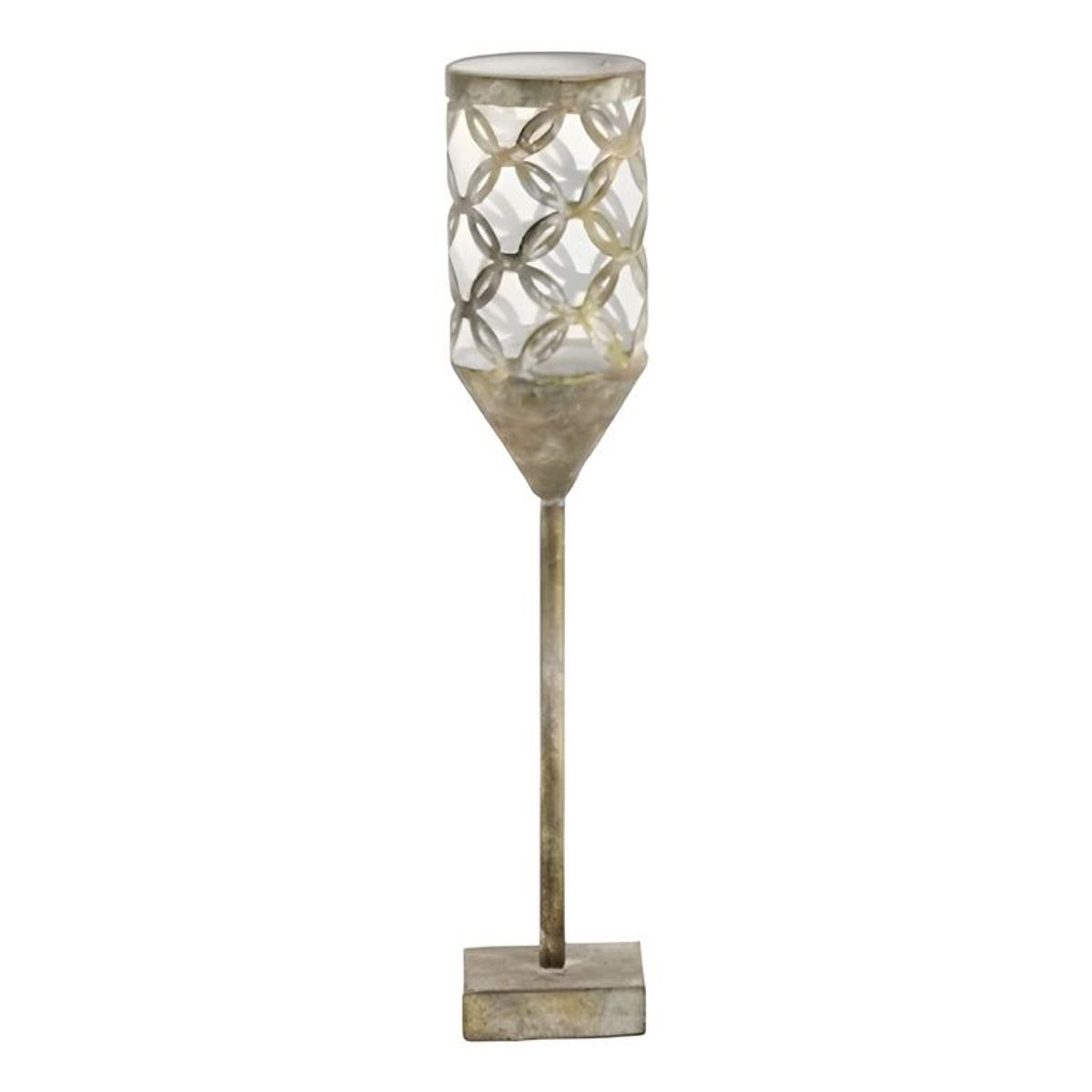 GENERICO - Candelabro vintage metálico cobre