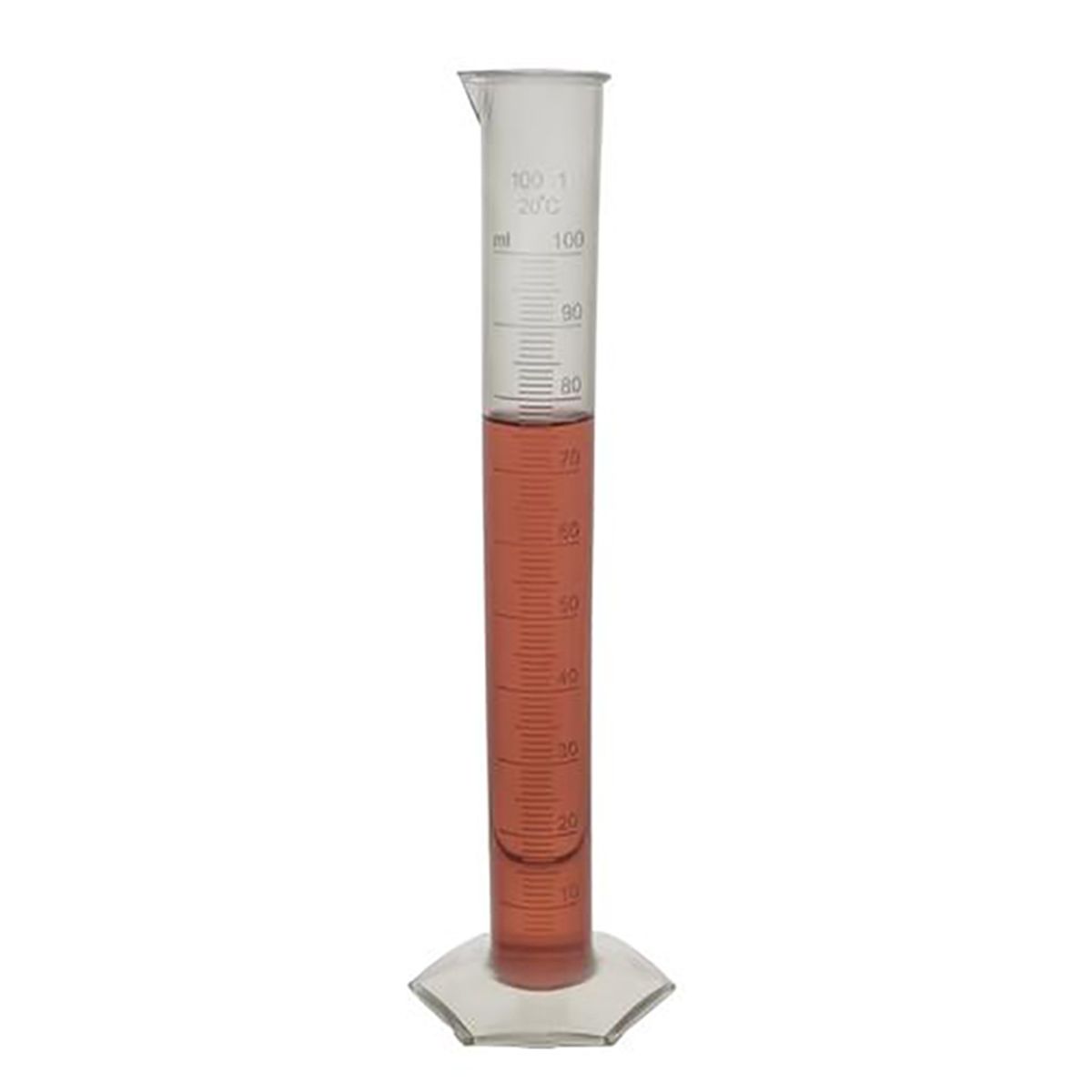 GENERICO - Probeta plastica 100 ml graduada (unidad)