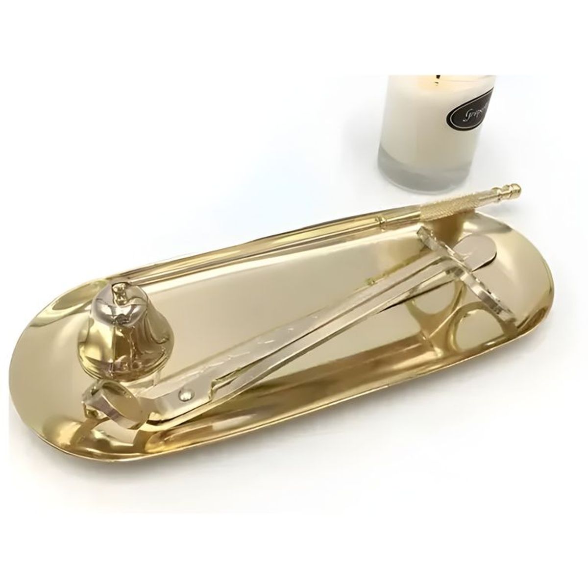 GENERICO - Kit accesorios velas cortador apagavelas centrador