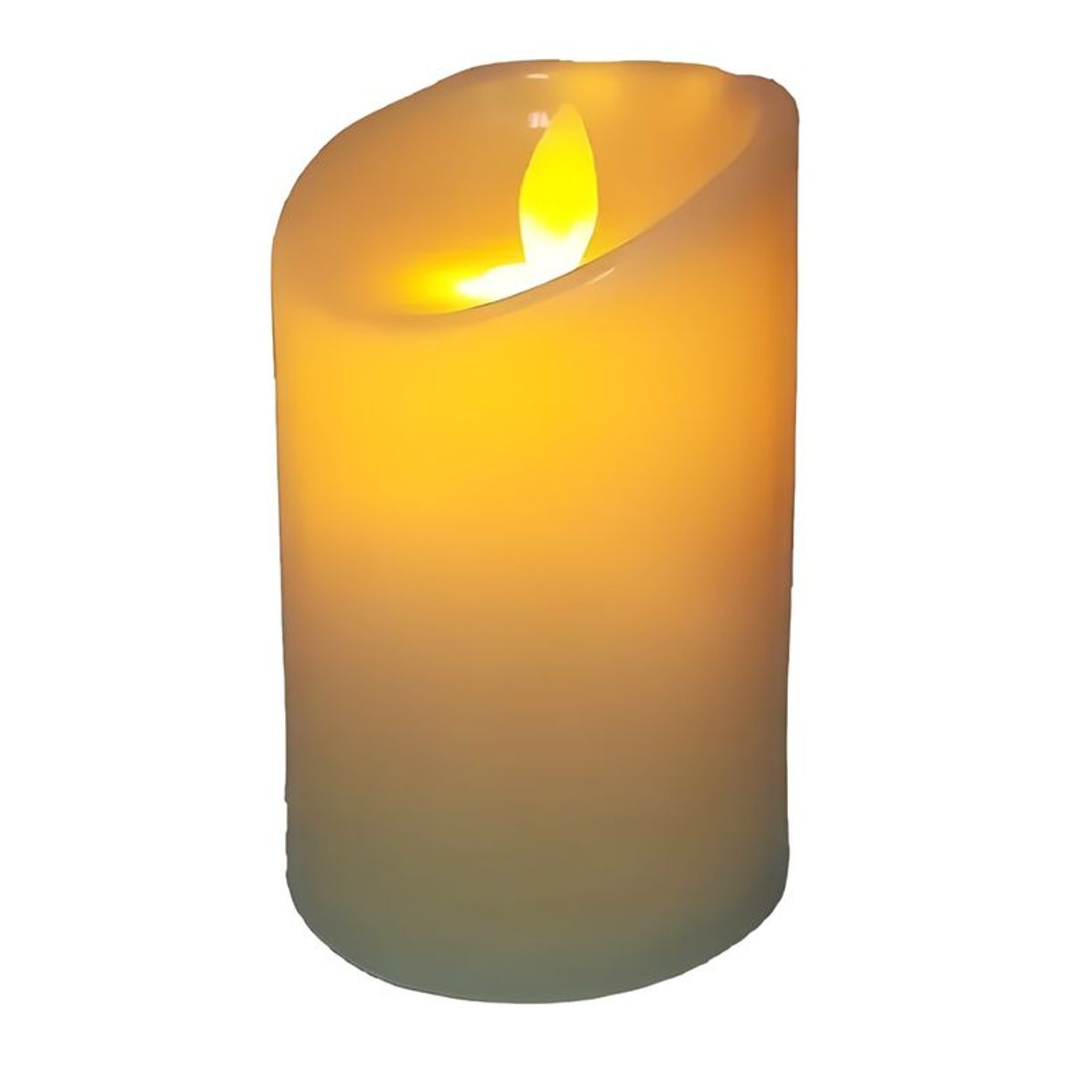 GENERICO - Vela LED grande 12x7,5 cm blanco 2