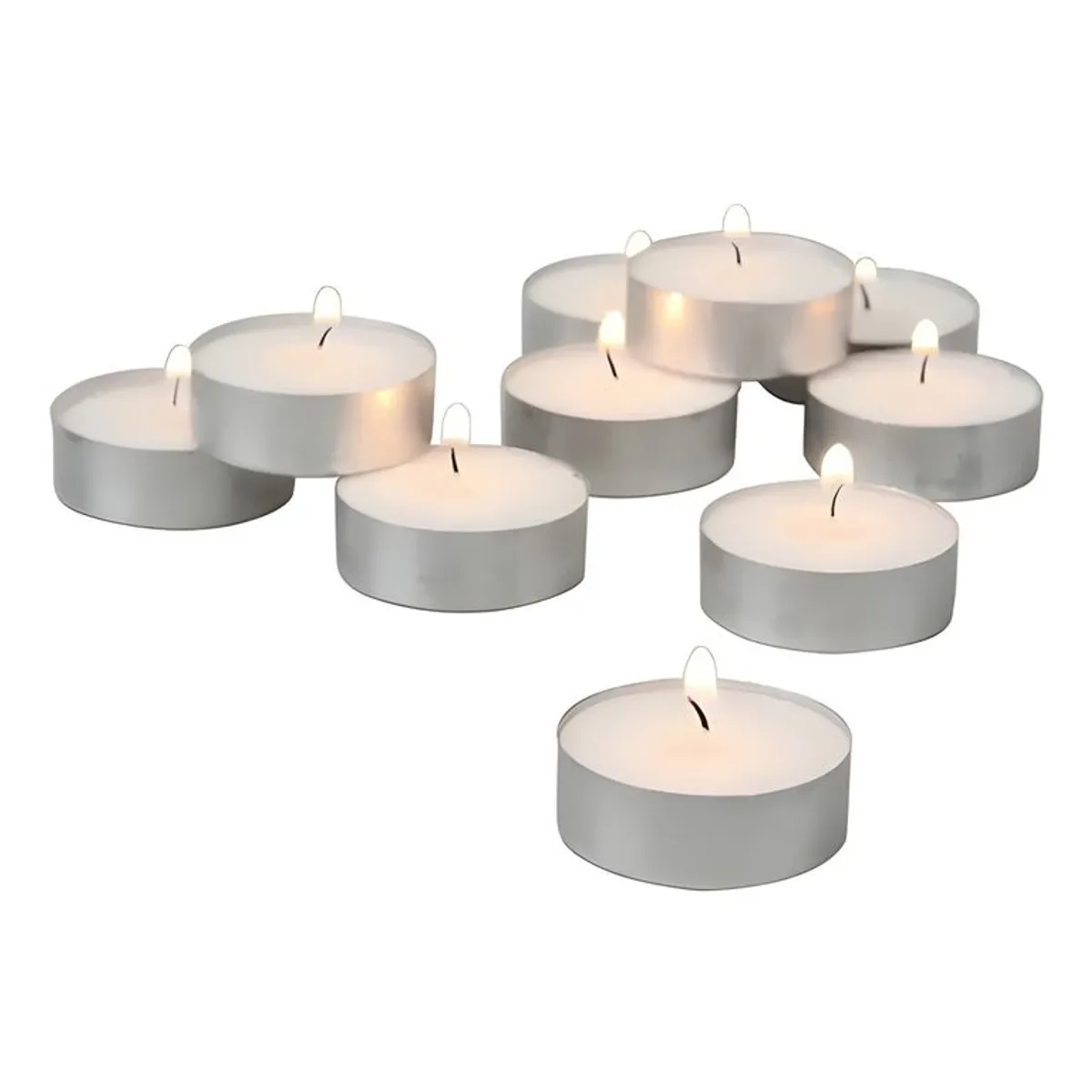 GENERICO - Pack 50 velas tealight decorativas