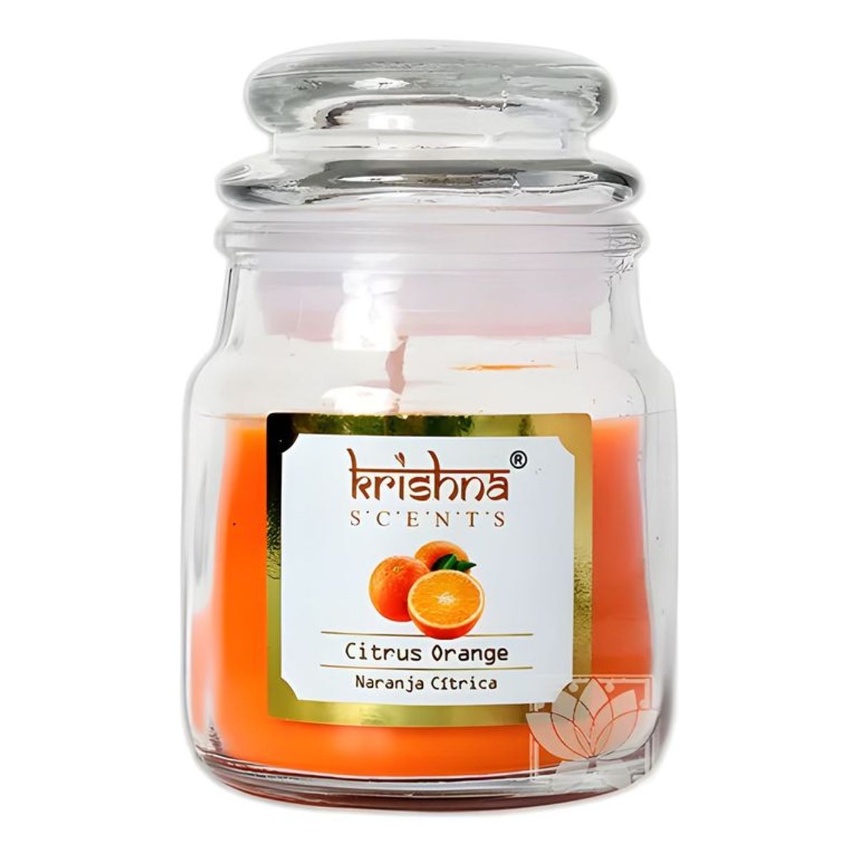 GENERICO - Vela aromática 75 gr naranja