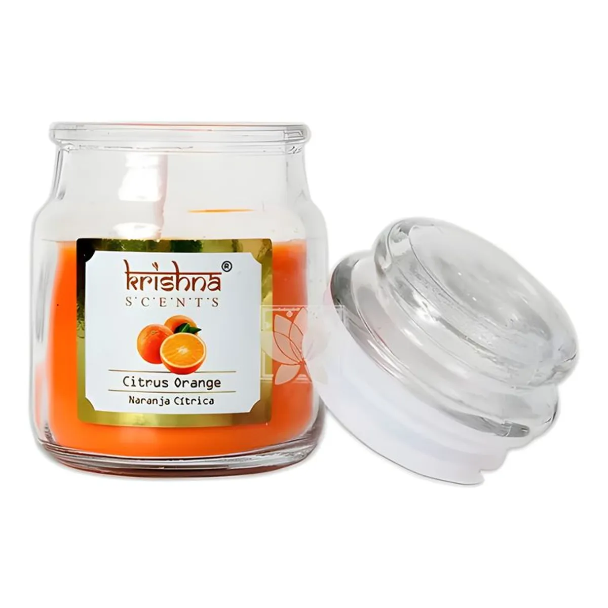 GENERICO - Vela aromática 75 gr naranja