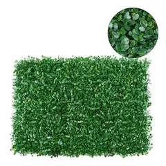GENERICO - Pack 10 Pasto Palmeta Artificial Trebol Vetrical 60x40cm