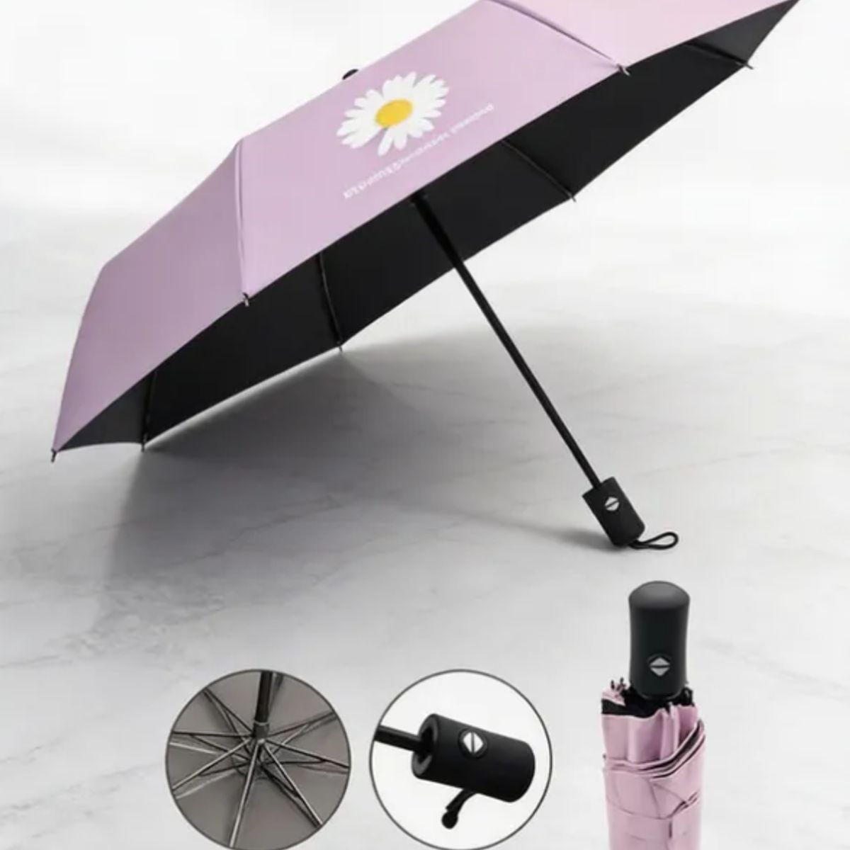 GENERICO - Paraguas Plegable Automático Portátil 95cm Colores