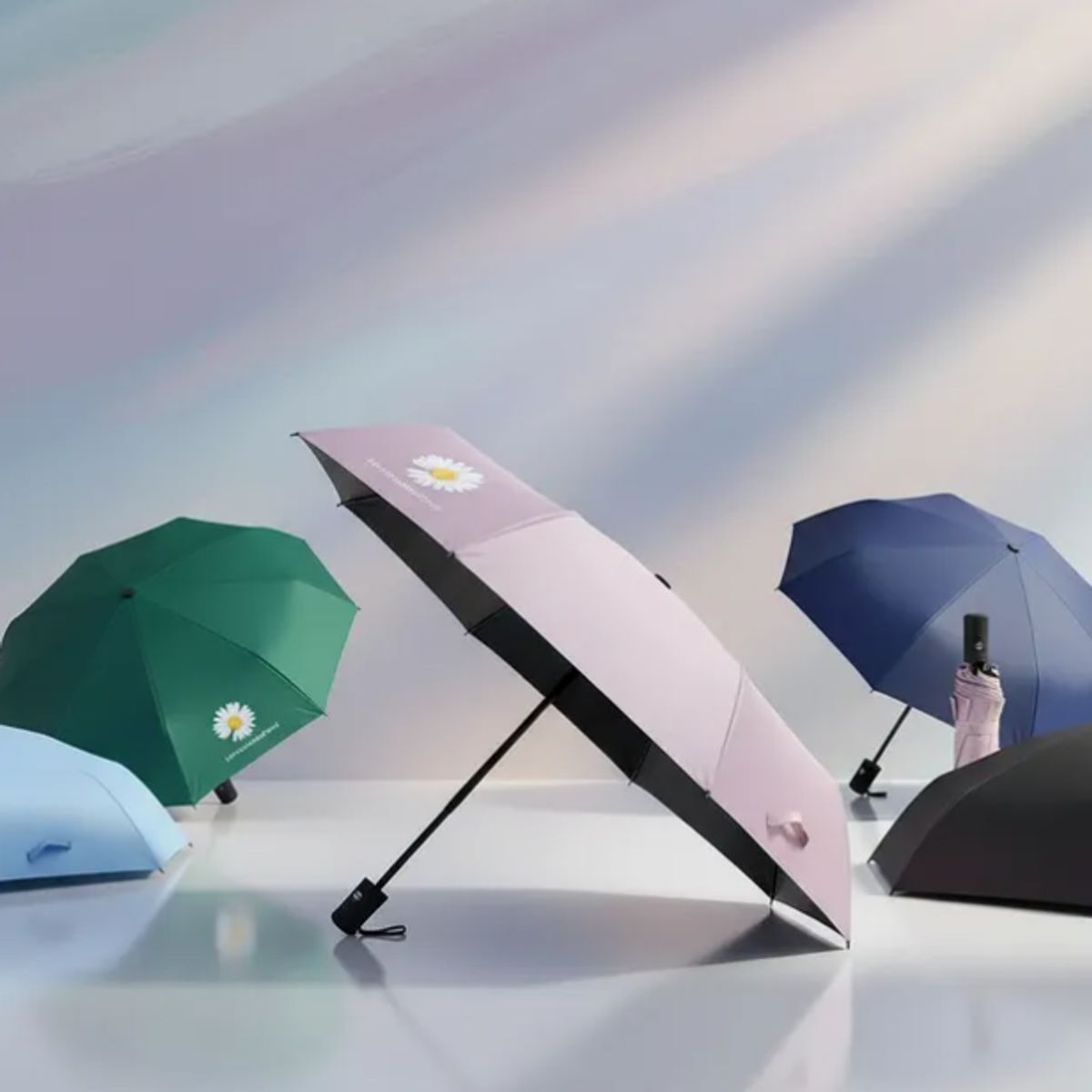 GENERICO - Paraguas Plegable Automático Portátil 95cm Colores