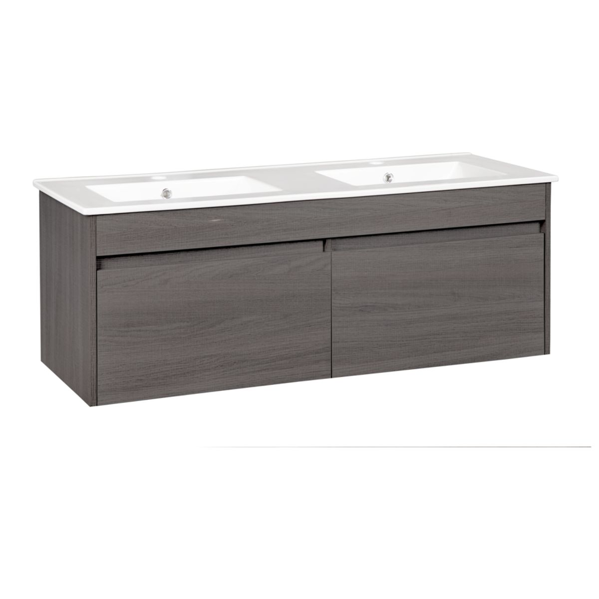 DUSCHY - Mueble Vanitorio 120x45x45 cm Gris Oak Siri