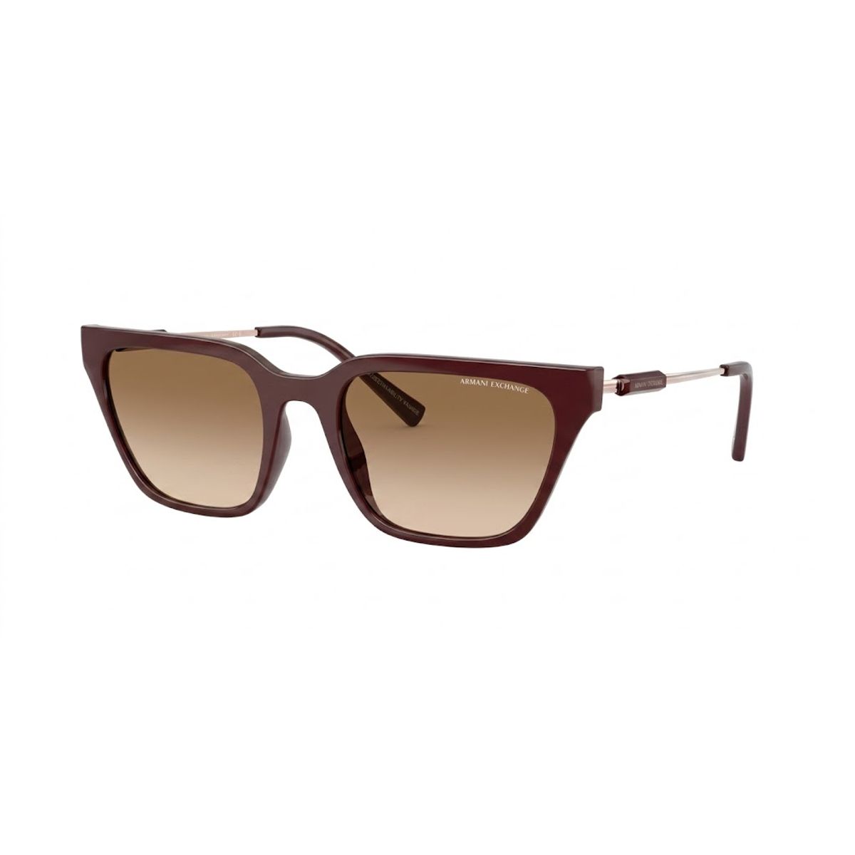 ARMANI EXCHANGE - LENTE DE SOL ARMANI EXCHANGE - AX4158S 838389 - Burdeos brillante