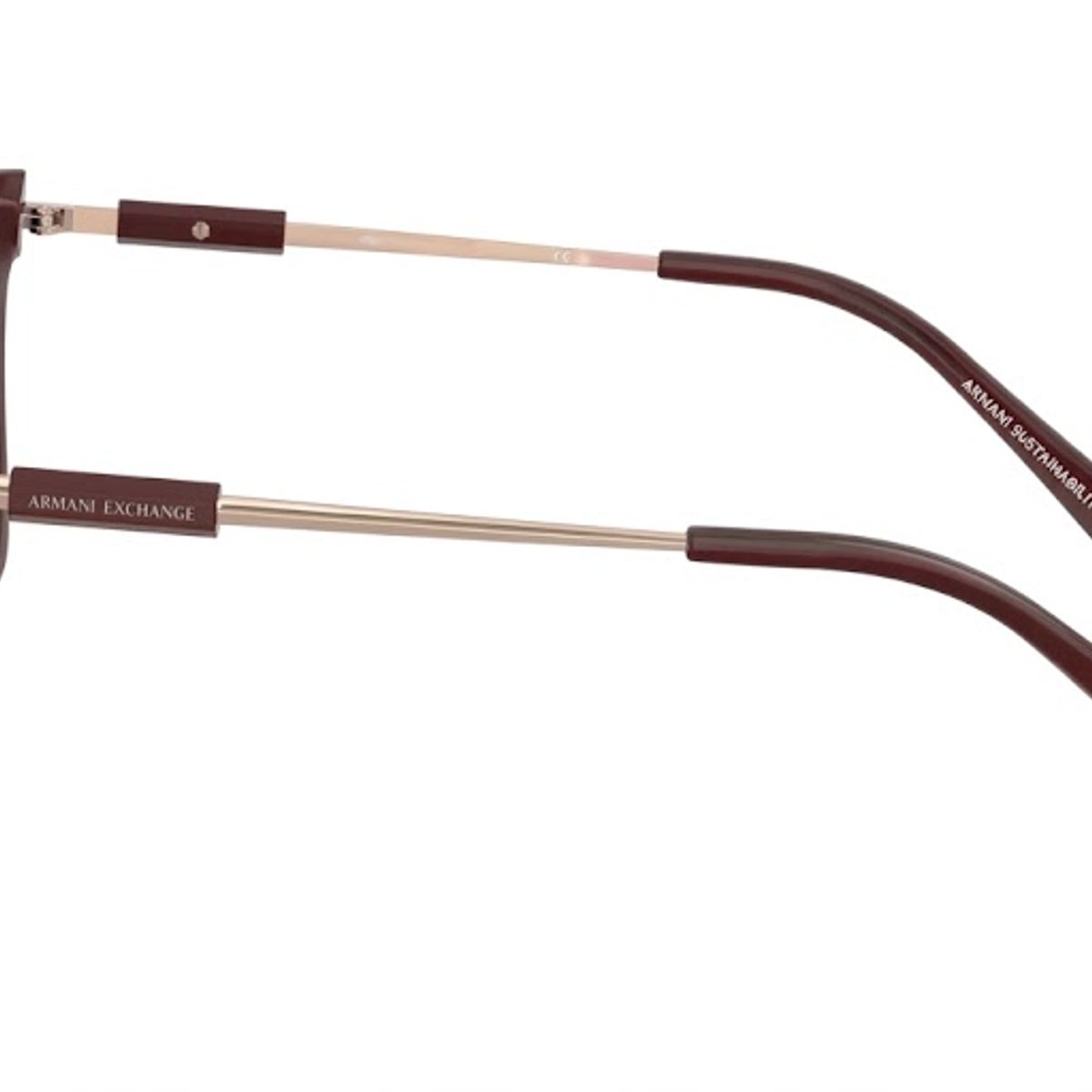 ARMANI EXCHANGE - LENTE DE SOL ARMANI EXCHANGE - AX4158S 838389 - Burdeos brillante