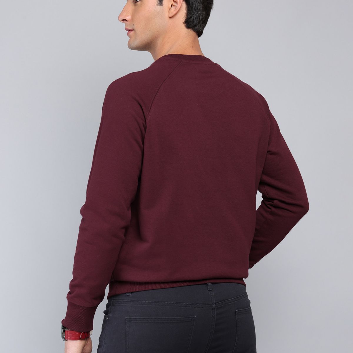 PIERO BUTTI - Polerón Cuello Redondo Regular Fit Burdeo Piero Butti PIERO BUTTI