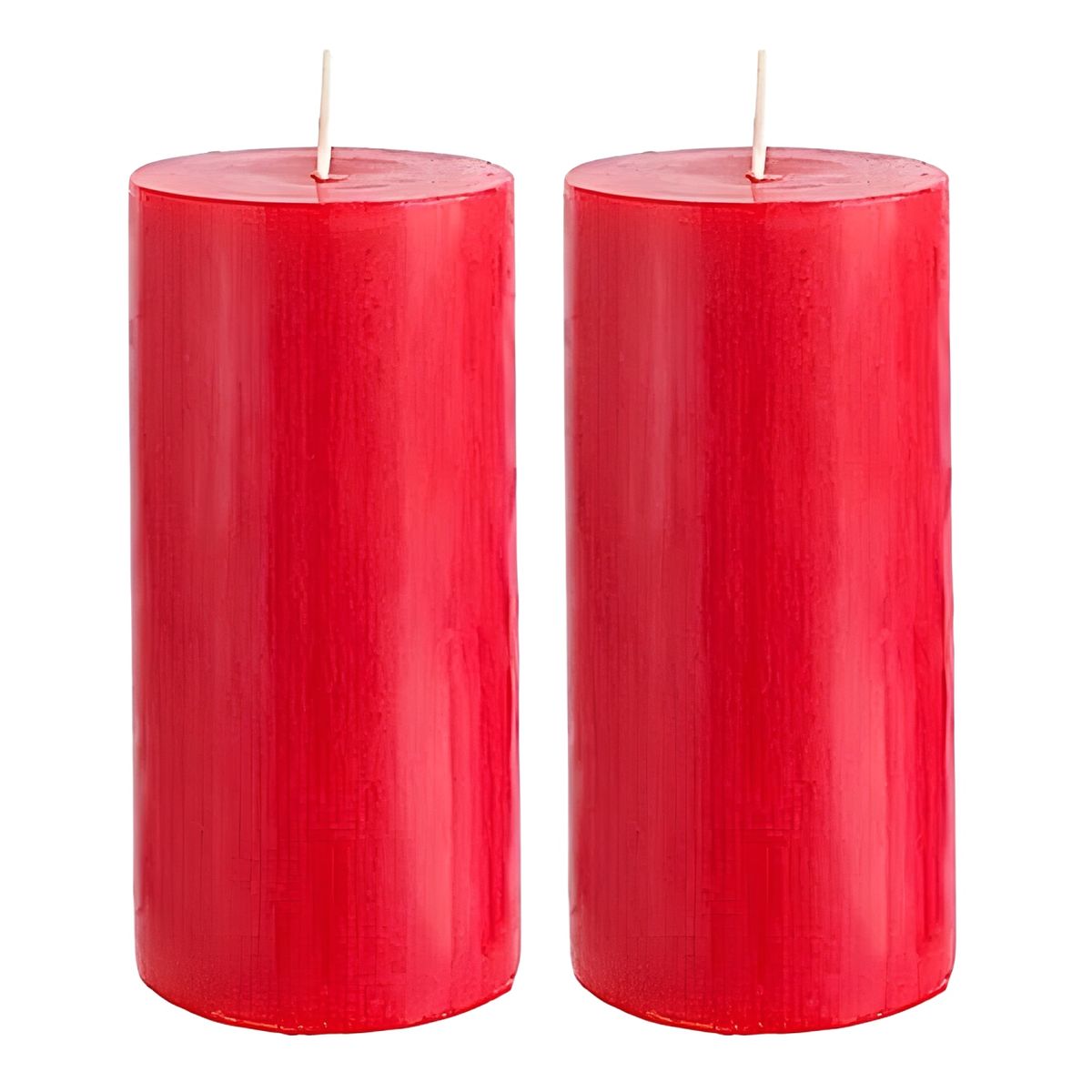GENERICO - Pack 2 velones aromáticos rojos