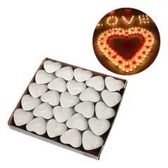 GENERICO - Velas flotantes pack 50 unidades blanco 2